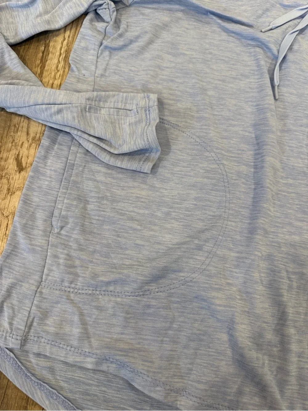 Light Blue Pullover Hoodie RBX size L - Picture 3 of 6